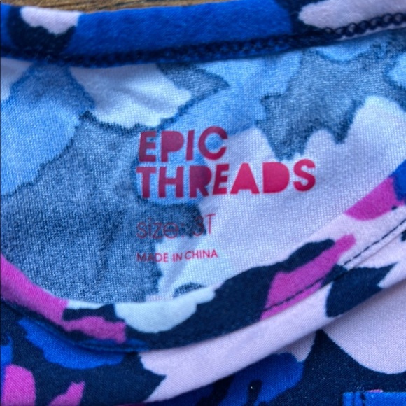 Epic Threads Purple and Pink aSundress - Picture 2 of 4